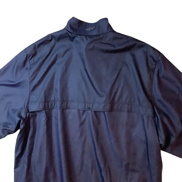 Greg Norman Men's 1/4 Zip Blue Fishing Shirt Vented Windbreaker Size Medium - Picture 3 of 9